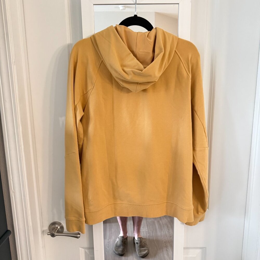 Lululemon Yellow Pullover Hoodie Sweatshirt Size M - Picture 5 of 6